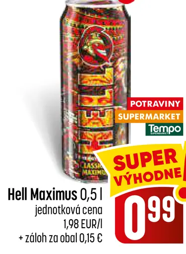 Hell Maximus energetický nápoj