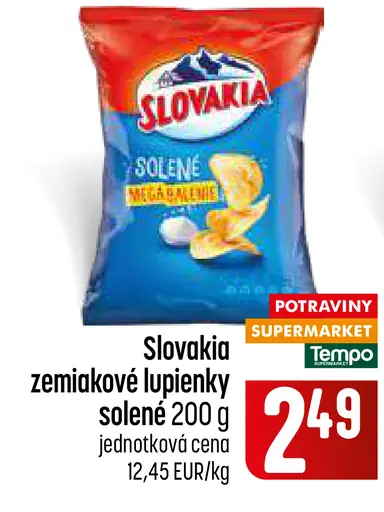 Slovakia zemiakové lupienky solené