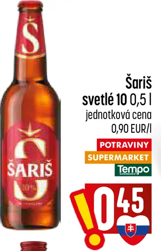 Šariš svetlé 10