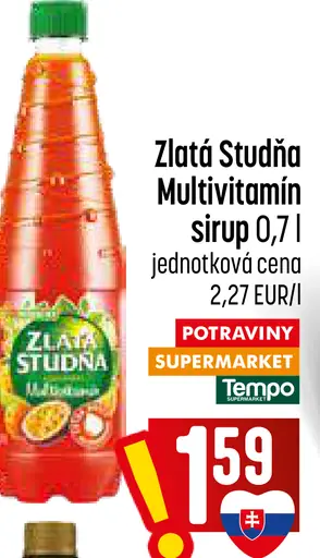 Zlatá Studňa Multivitamín sirup