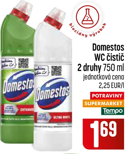 Domestos WC čistič