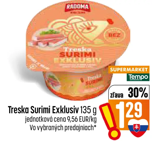 Treska surimi Exklusiv
