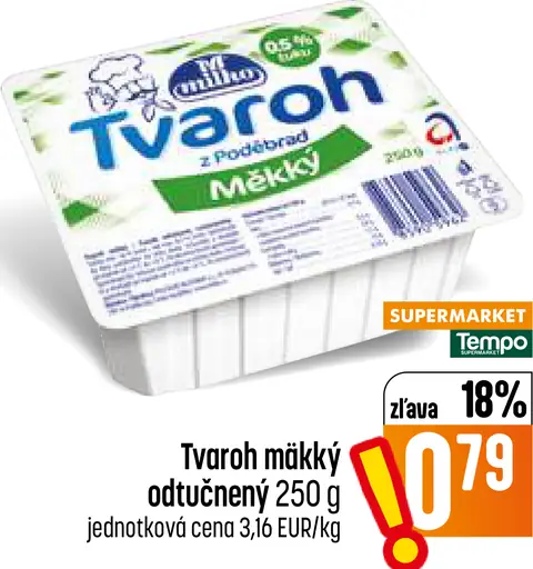 Milsy Tvaroh mäkký odtučnený