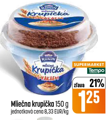 Kunín Mliečna krupička