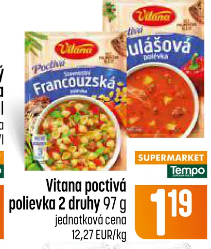 Vitana poctivá polievka