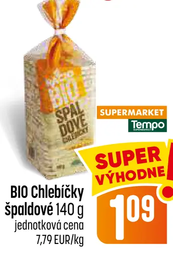 BIO špaldové chlebíčky