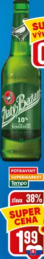 Zlatý Bažant 10 % pivo plechovka