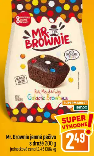 Mr. Brownie jemné pečivo s droždím