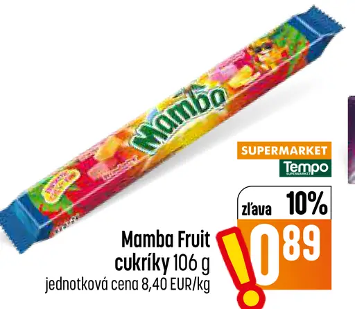 Mamba Fruit cukríky