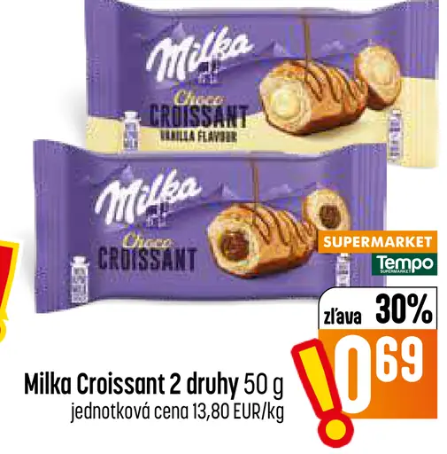 Milka croissant 2 druhy