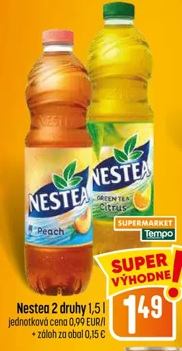 Nestea, broskyňa a citrus