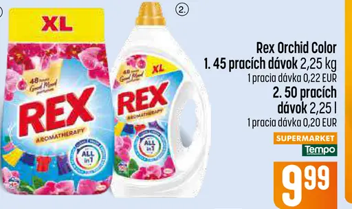 Rex Orchid Color prací prášok