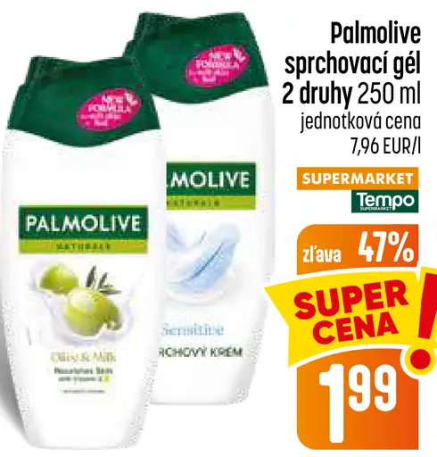 Palmolive Naturals sprchovací gél rôzne druhy