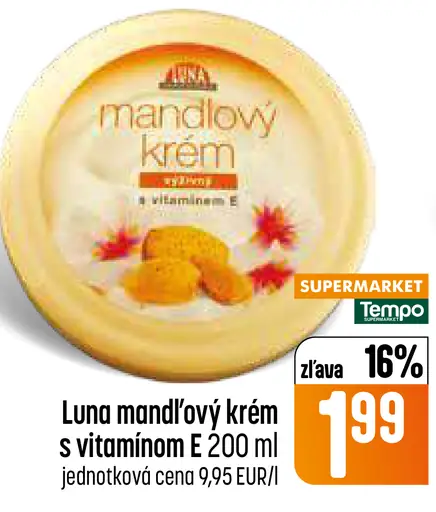 Luna mandľový krém s vitamínom E