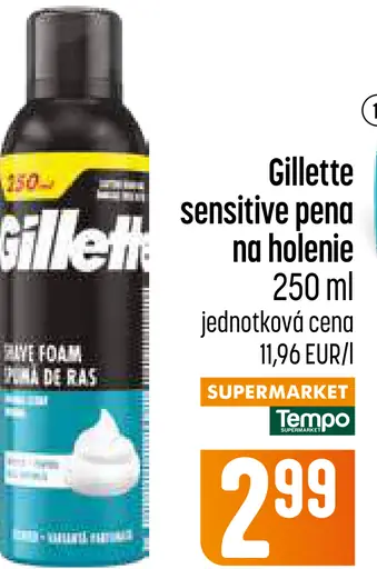 Gillette Sensitive pena na holenie