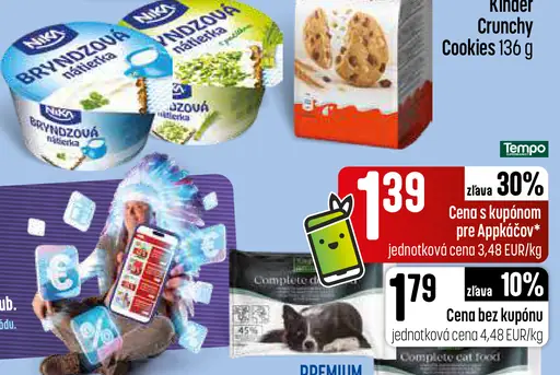 Kinder Crunchy Cookies sušienky