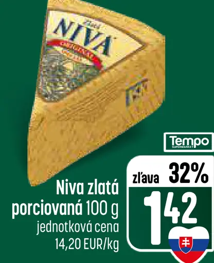 Niva zlatá porciovaná
