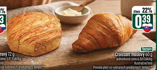 Croissant maslový