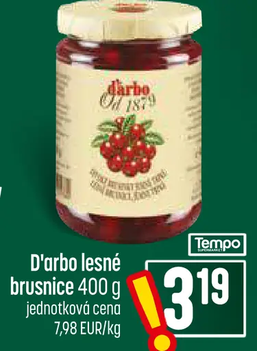 D'arbo lesné brusnice
