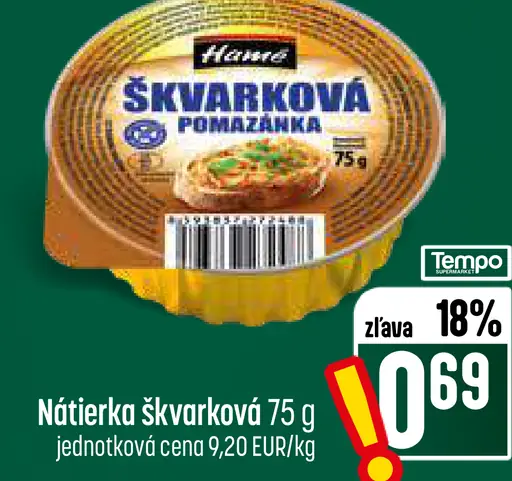 Hamé škvarková nátierka