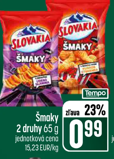 Slovakia Šmaky, 2 druhy
