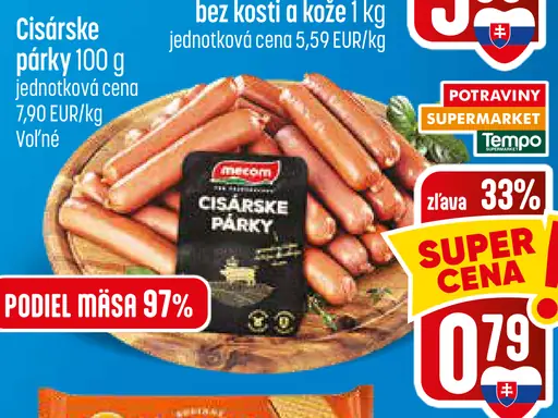 Mecom Cisárske párky