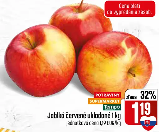 Červené jablká