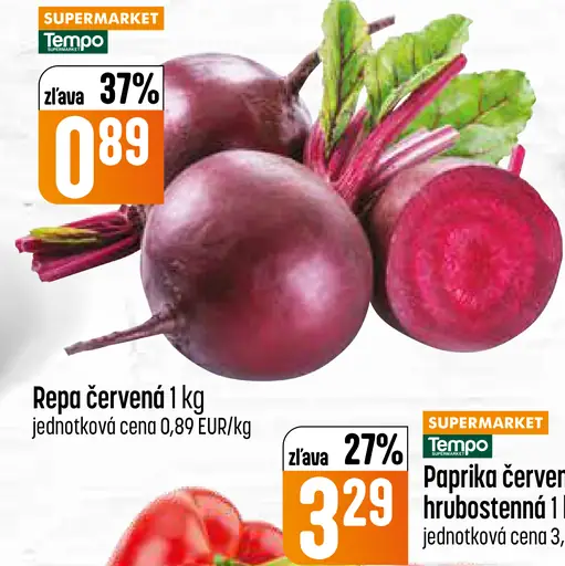 Repa červená