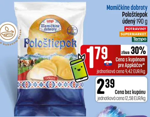Pološtiepok údený