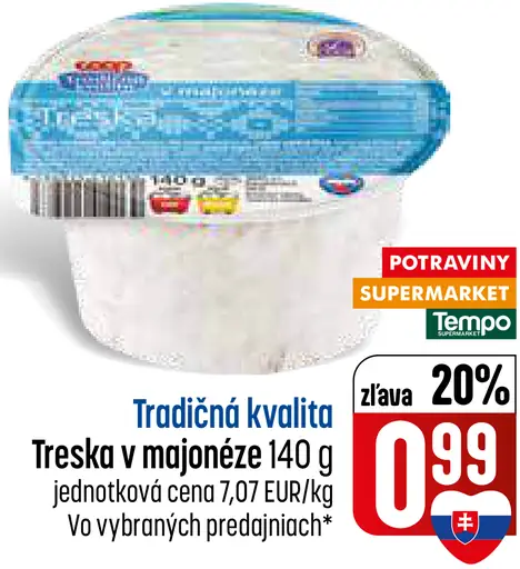 Treska v majonéze
