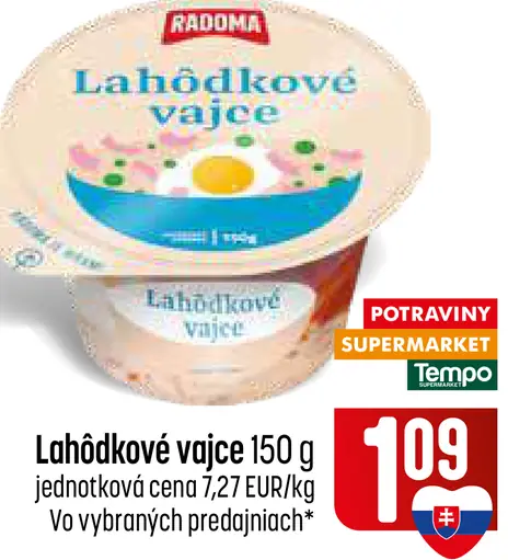 Radoma Lahôdkové vajce