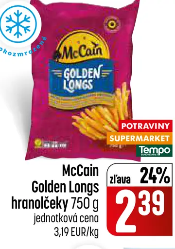 McCain Golden Longs hranolčeky