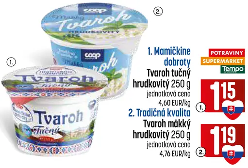 Tvaroh tučný hrudkovitý