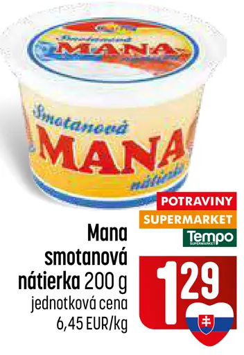 Mana Smotanová nátierka