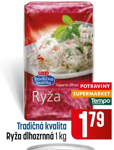 Coop tradičná kvalita ryža dlhozrnná