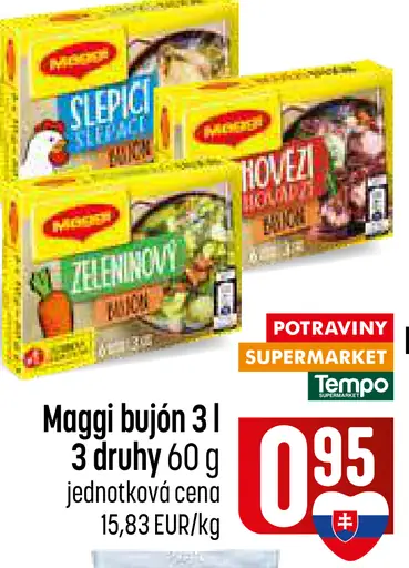 Maggi zeleninový bujón