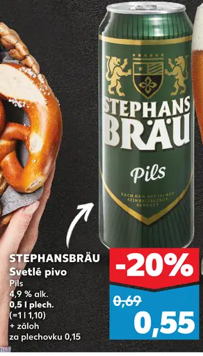 STEPHANSBRÄU Svetlé pivo