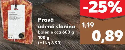 Pravá údená slanina