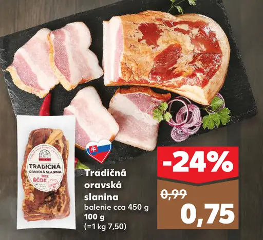 Tradičná oravská slanina