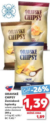 ORAVSKÉ CHIPSY