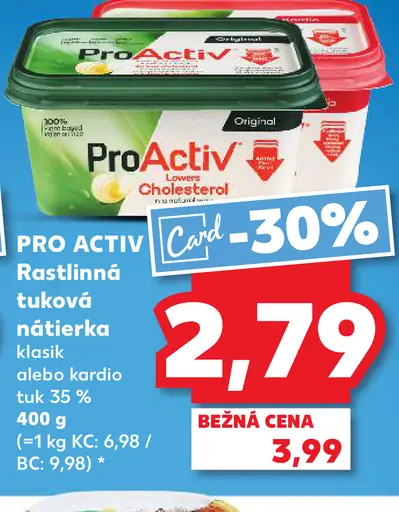 ProActiv Rastlinná tuková nátierka