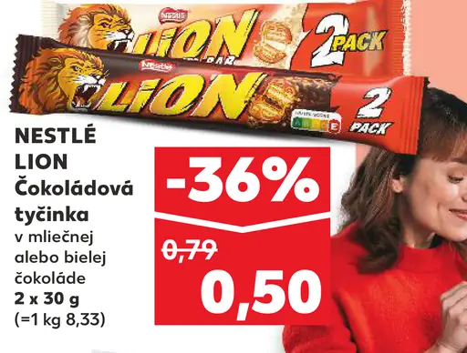 NESTLÉ LION Čokoládová tyčinka