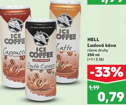 Hell L'áodová káva Double Espresso