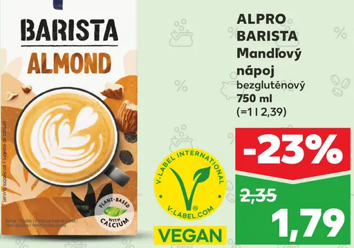 ALPRO BARISTA Mandľový nápoj