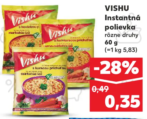 VISHU Instantná polievka