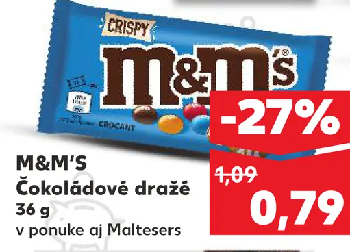 M&M’S Čokoládové dražé