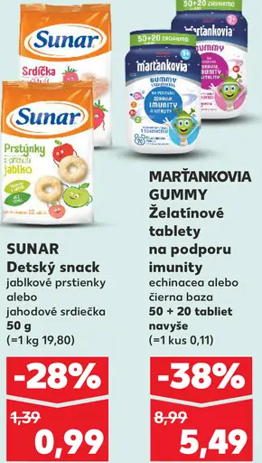 SUNAR Detský snack