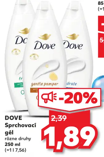 Dove sprchovací gél