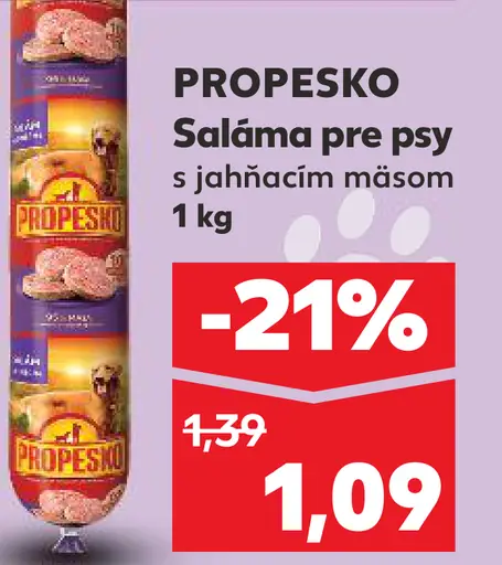 PRO PESKO Saláma pre psy s jahňacím mäsom