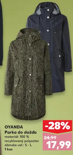 Parka do dažďa